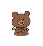 なんでもかぶりたがるクマ（個別スタンプ：38）