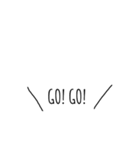 コスメ＆日常吹き出し文字（個別スタンプ：21）