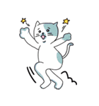 優しいカラフルねこ（個別スタンプ：35）
