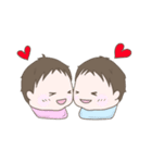 双子育児スタンプ（個別スタンプ：14）