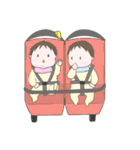 双子育児スタンプ（個別スタンプ：15）
