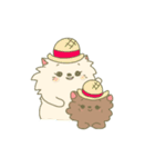 ポメラニアンずの夏用スタンプ（個別スタンプ：3）