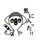 ワオキツネザル(哀戦士)（個別スタンプ：12）