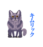 猫シュシュシュ、ろく（個別スタンプ：5）