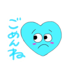 シンプルで使えるハートちゃんたち（個別スタンプ：2）