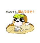 ゴルフ命タレ目犬（個別スタンプ：3）
