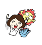 わたし と まつげちゃん（個別スタンプ：3）