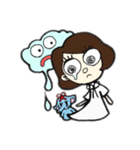 わたし と まつげちゃん（個別スタンプ：4）