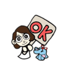 わたし と まつげちゃん（個別スタンプ：5）