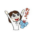 わたし と まつげちゃん（個別スタンプ：9）