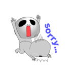 ゆるいグレイ（何処かにいるぞ！）（個別スタンプ：14）