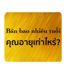 タイ語 - ベトナム語 Gold（個別スタンプ：8）