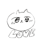 よしえとうさぎとくまと（個別スタンプ：1）