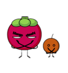 マンゴスチンマン Mangosteen-man（個別スタンプ：4）