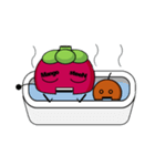 マンゴスチンマン Mangosteen-man（個別スタンプ：6）