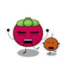 マンゴスチンマン Mangosteen-man（個別スタンプ：7）