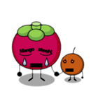 マンゴスチンマン Mangosteen-man（個別スタンプ：8）