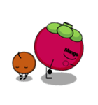 マンゴスチンマン Mangosteen-man（個別スタンプ：9）
