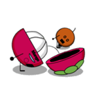 マンゴスチンマン Mangosteen-man（個別スタンプ：10）