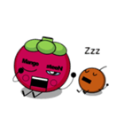 マンゴスチンマン Mangosteen-man（個別スタンプ：15）