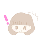 ふわふわなおんなのこ︎︎（個別スタンプ：5）