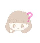 ふわふわなおんなのこ︎︎（個別スタンプ：6）
