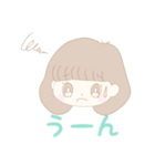 ふわふわなおんなのこ︎︎（個別スタンプ：18）