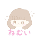 ふわふわなおんなのこ︎︎（個別スタンプ：19）