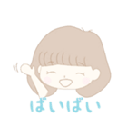 ふわふわなおんなのこ︎︎（個別スタンプ：24）