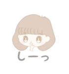 ふわふわなおんなのこ︎︎（個別スタンプ：33）