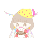 ふわふわなおんなのこ︎︎（個別スタンプ：40）