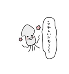 いかのスタンプです。（個別スタンプ：5）