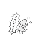 いかのスタンプです。（個別スタンプ：11）