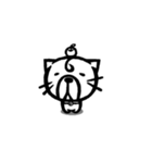 鼻のでかい猫（個別スタンプ：8）