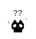 どっとの黒ねこ。（個別スタンプ：10）