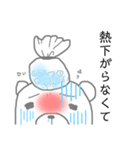 体調不良クマ。（個別スタンプ：4）