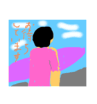 ハッピーハッピーサーファー（個別スタンプ：5）