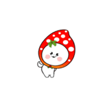 Strawberry emoticons .2/イチゴ2(no text)（個別スタンプ：8）