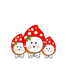 Strawberry emoticons .2/イチゴ2(no text)（個別スタンプ：12）