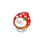 Strawberry emoticons .2/イチゴ2(no text)（個別スタンプ：20）
