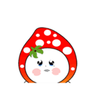 Strawberry emoticons .2/イチゴ(Japanese)（個別スタンプ：19）
