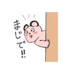 らくがき風クマスタンプ（個別スタンプ：12）