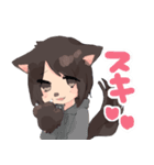 普通な女の子の普通なスタンプ（個別スタンプ：11）