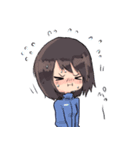 普通な女の子の普通なスタンプ（個別スタンプ：16）
