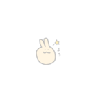 くりーむいろのうさぎ（個別スタンプ：6）