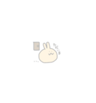 くりーむいろのうさぎ（個別スタンプ：9）