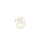 くりーむいろのうさぎ（個別スタンプ：11）