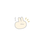 くりーむいろのうさぎ（個別スタンプ：12）