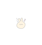 くりーむいろのうさぎ（個別スタンプ：16）