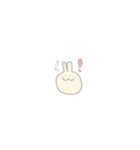 くりーむいろのうさぎ（個別スタンプ：18）